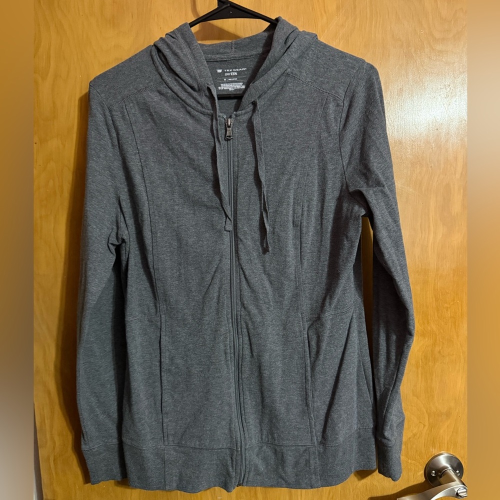 Tek Gear Gray Zip-Up Hoodie Jacket